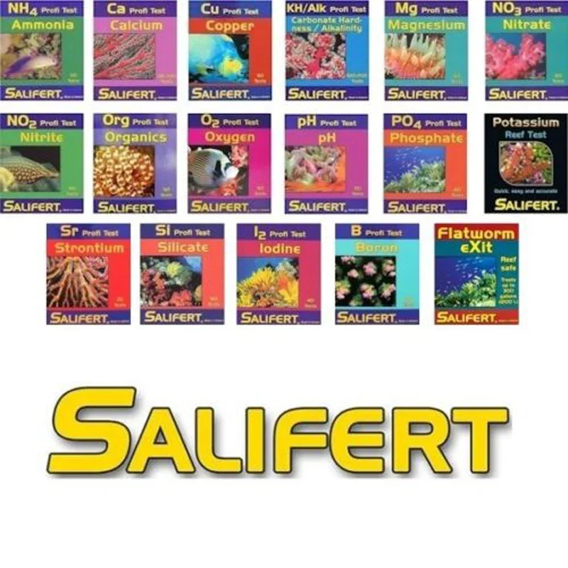 Marine Aquarium Water Test Kit - Salifert Test kit Ca calcium Cu