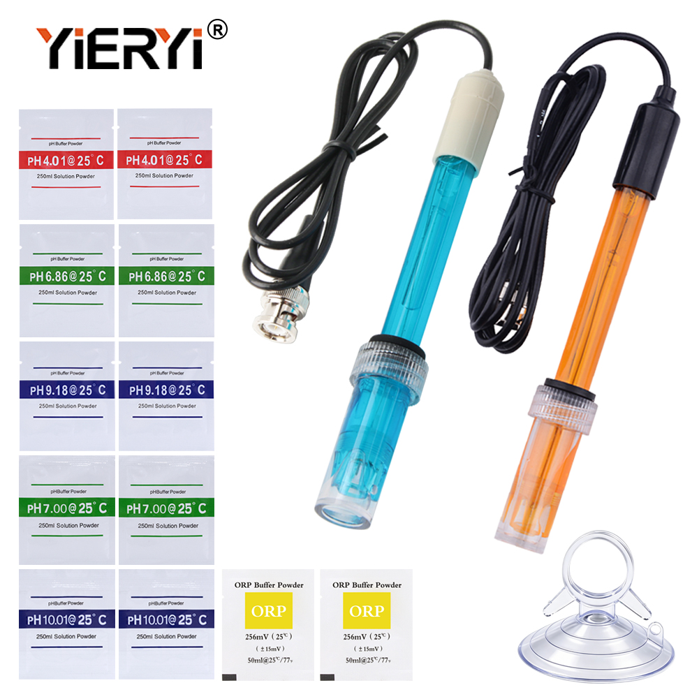 Marine Aquarium Water Test Kit - Yieryi Ph‑201 & ORP‑101 Electrode Probe