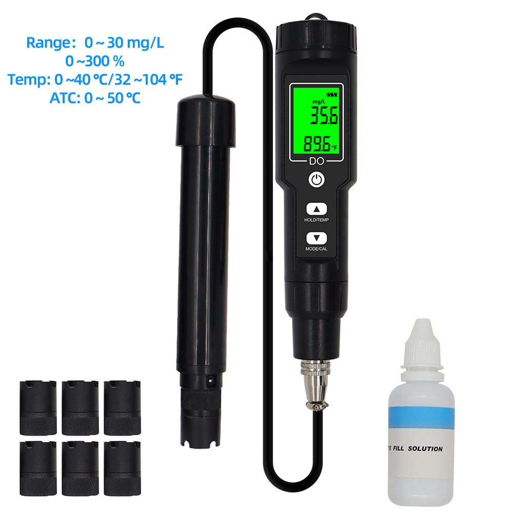 Marine Aquarium Water Test Kit - DO9100 Digital Dissolved Oxygen Meter 0.0-30.0