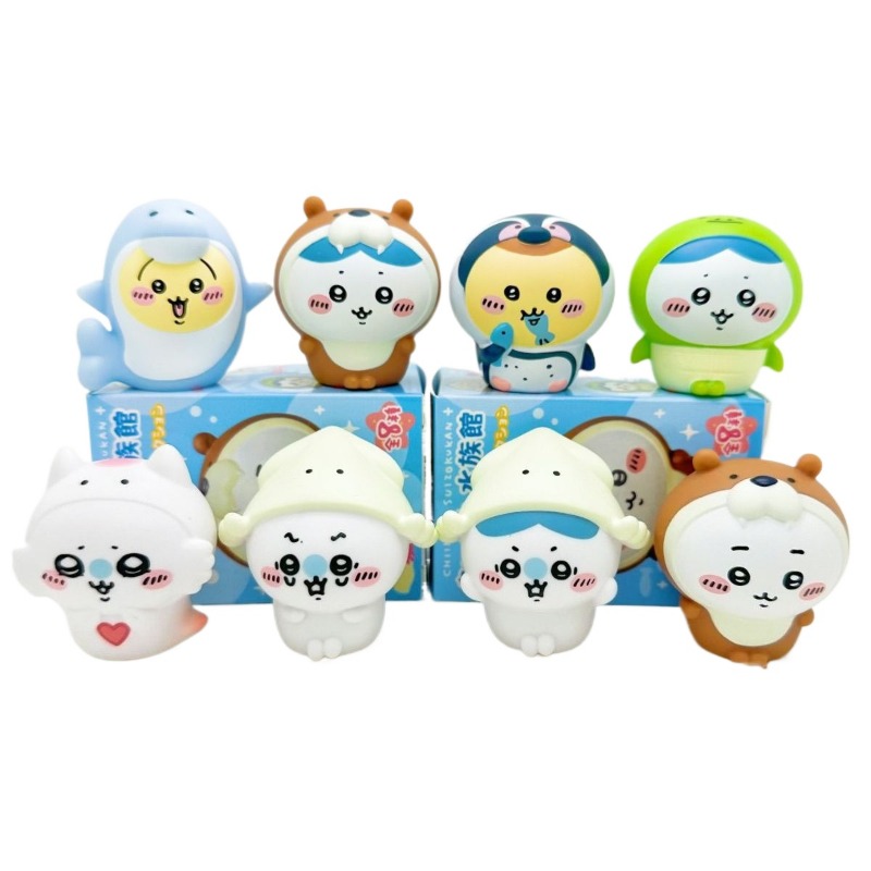 8pcs/Box Kawaii Chiikawa Aquar - Marine Aquarium Aquascape ulasan dan harga