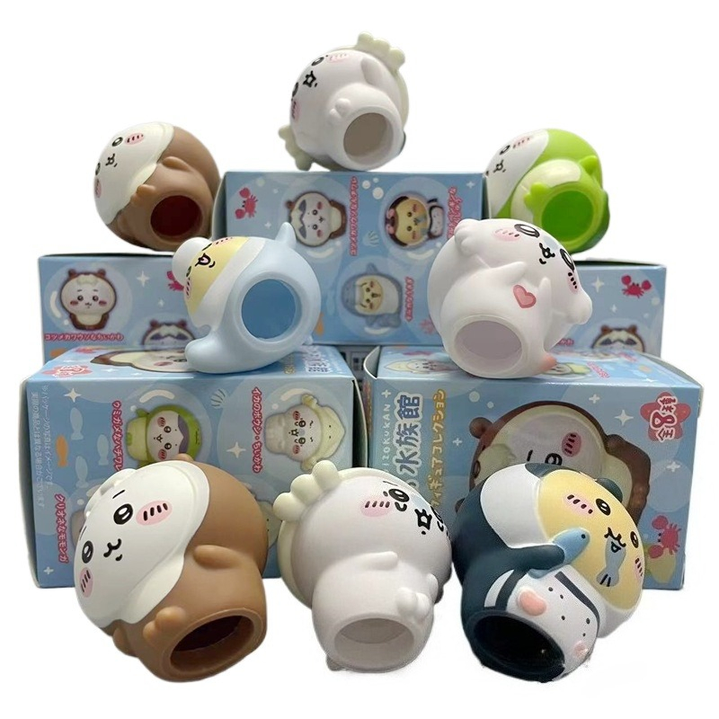 8pcs/Box Kawaii Chiikawa Aquar - Marine Aquarium Aquascape ulasan dan harga