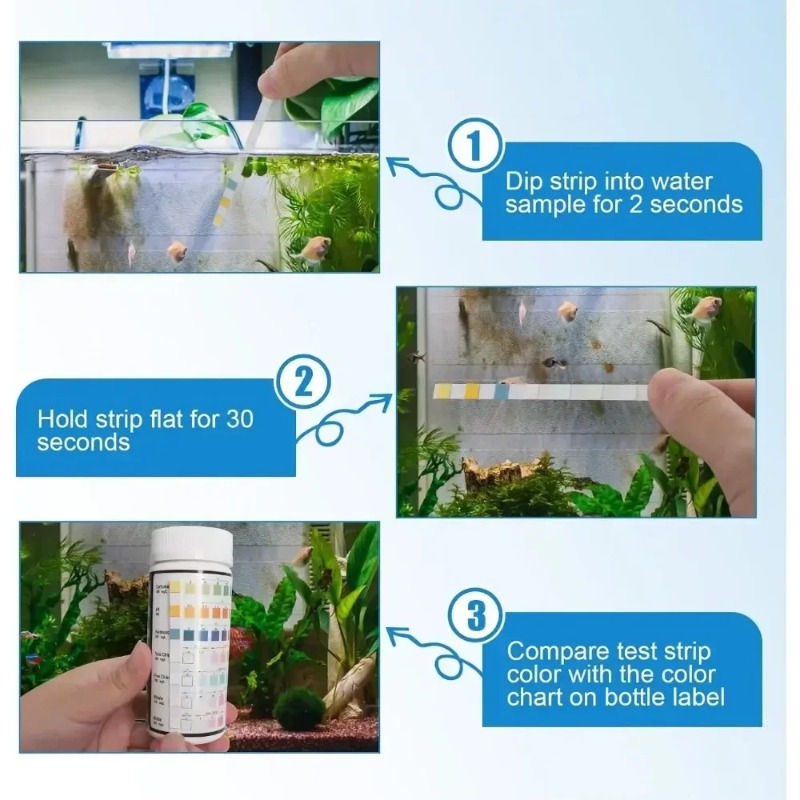 Hot Sale Aquarium Test Strip P - Marine Aquarium Water Test Kit ulasan dan harga