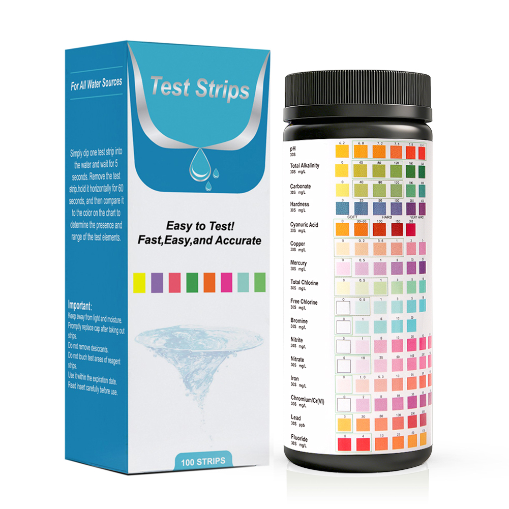 Yieryi 16 in 1 Water Test Stri - Marine Aquarium Water Test Kit ulasan dan harga