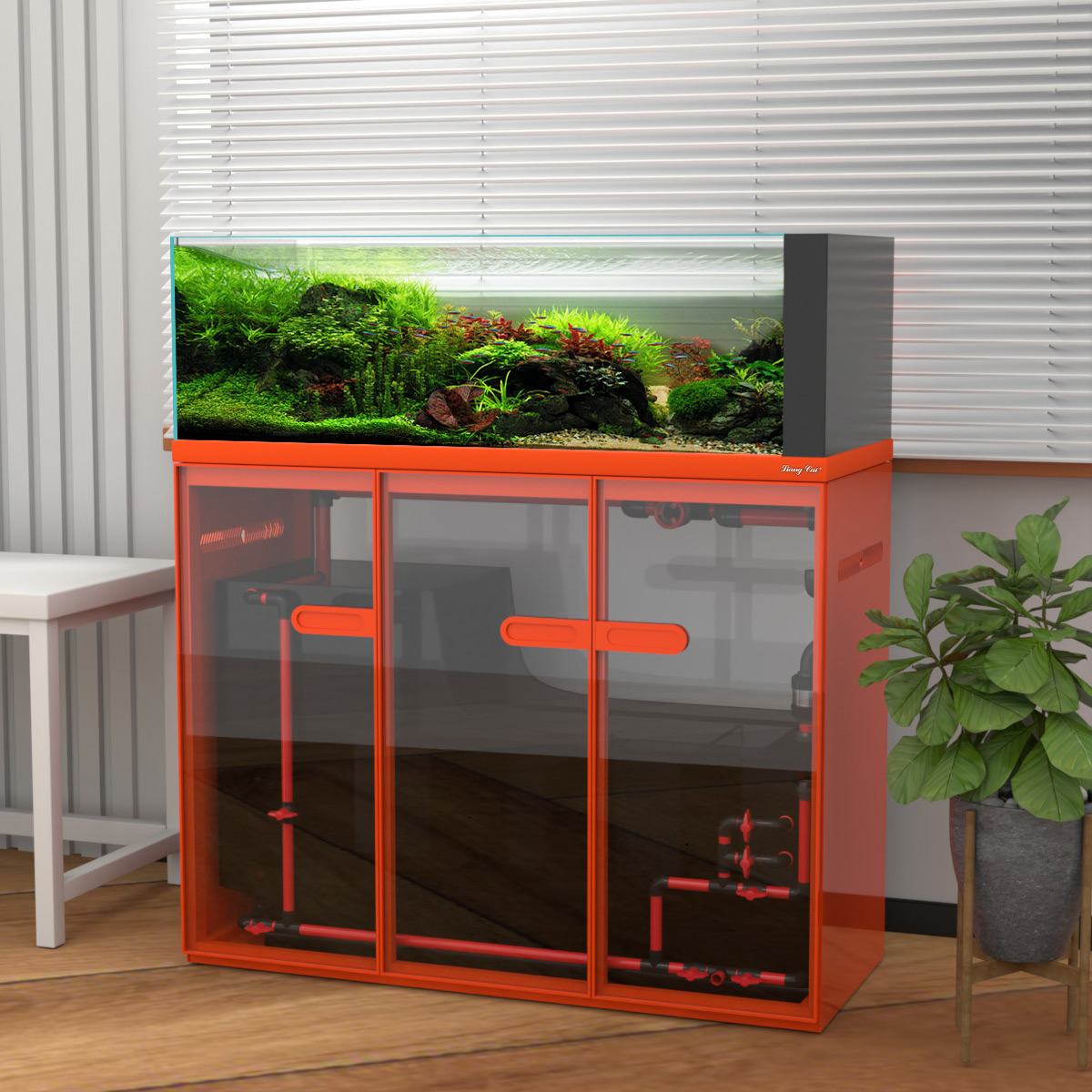 Large Modern Style Glass Fish  - Aquarium Marine Fish For Sale ulasan dan harga