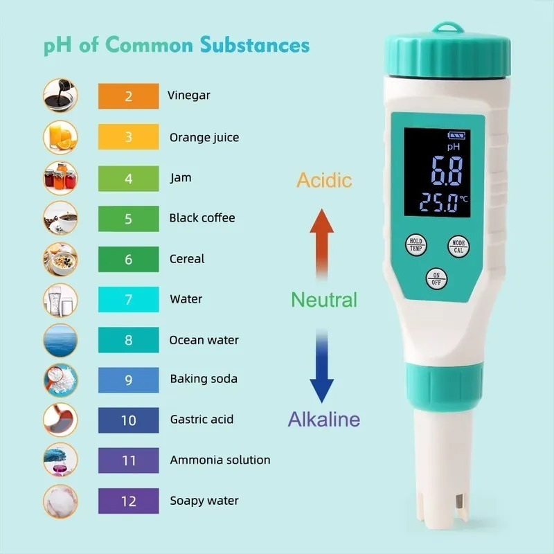 7 in 1 Digital Water Quality T - Marine Aquarium Orp ulasan dan harga