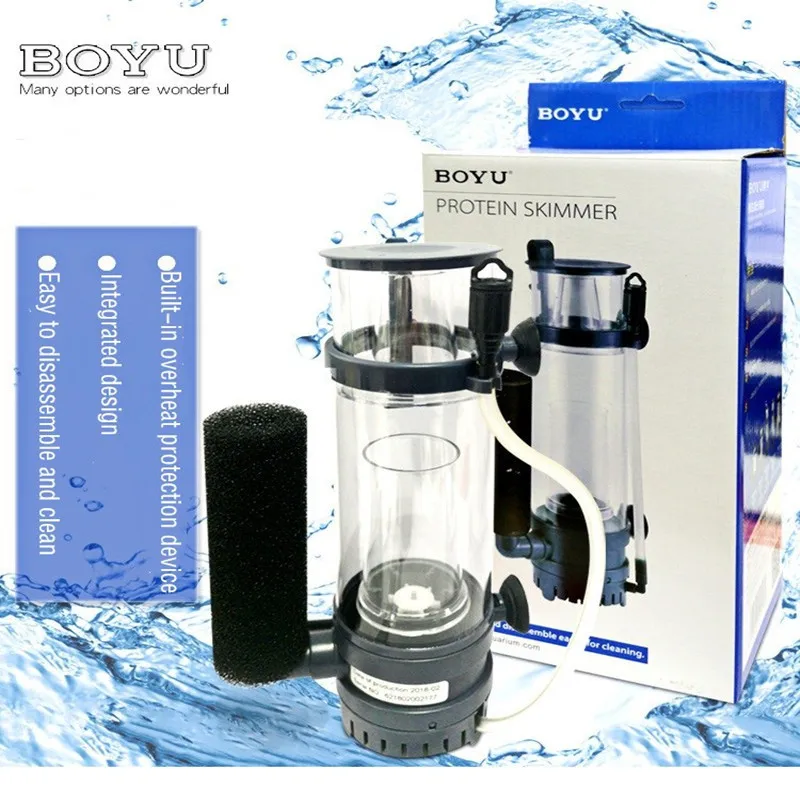 6W/8W BOYU Protein Skimmer Fil - Marine Aquarium Aquascape ulasan dan harga