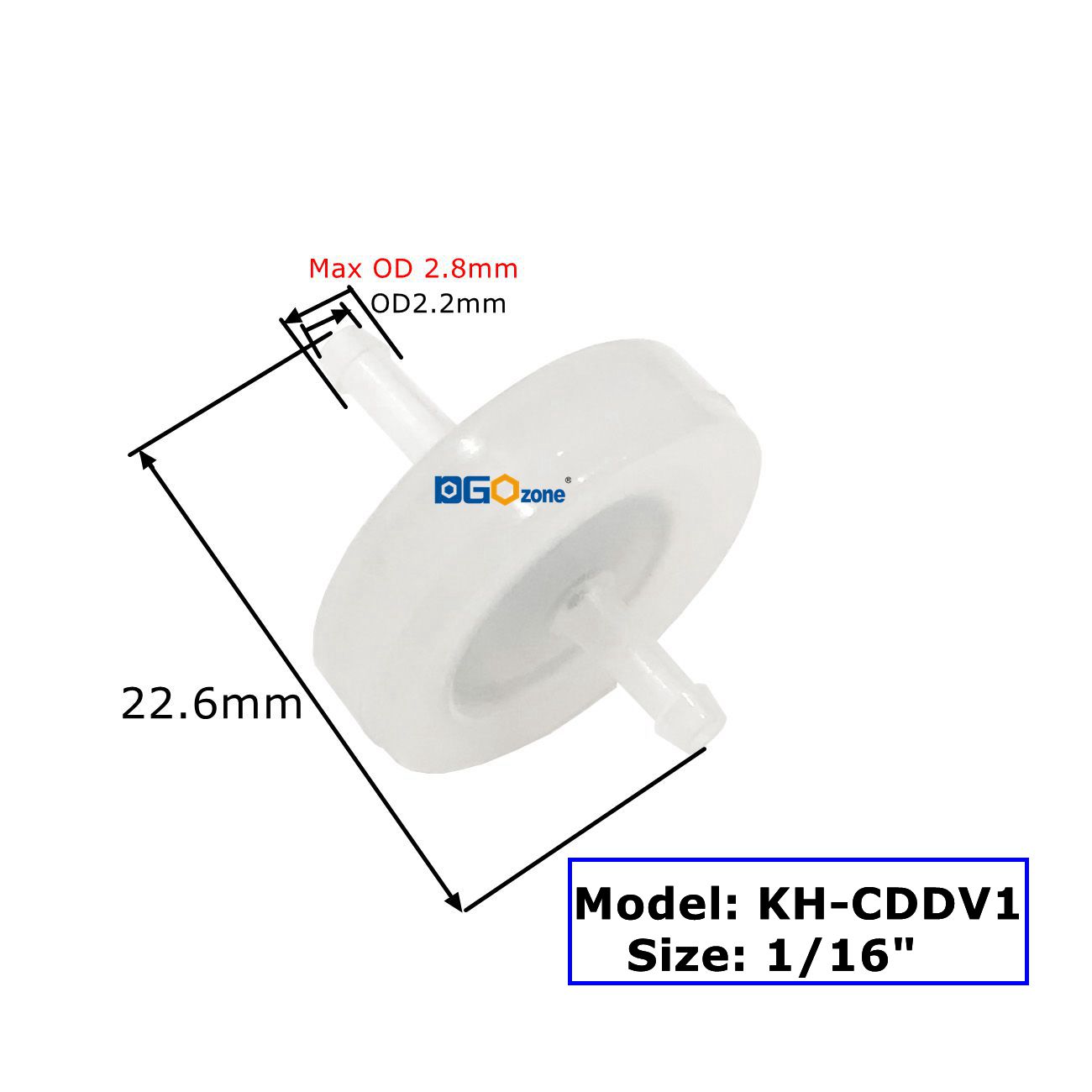 PVDF Check Valve Diaphragm Pla - Marine Aquarium Ozone Generator ulasan dan harga
