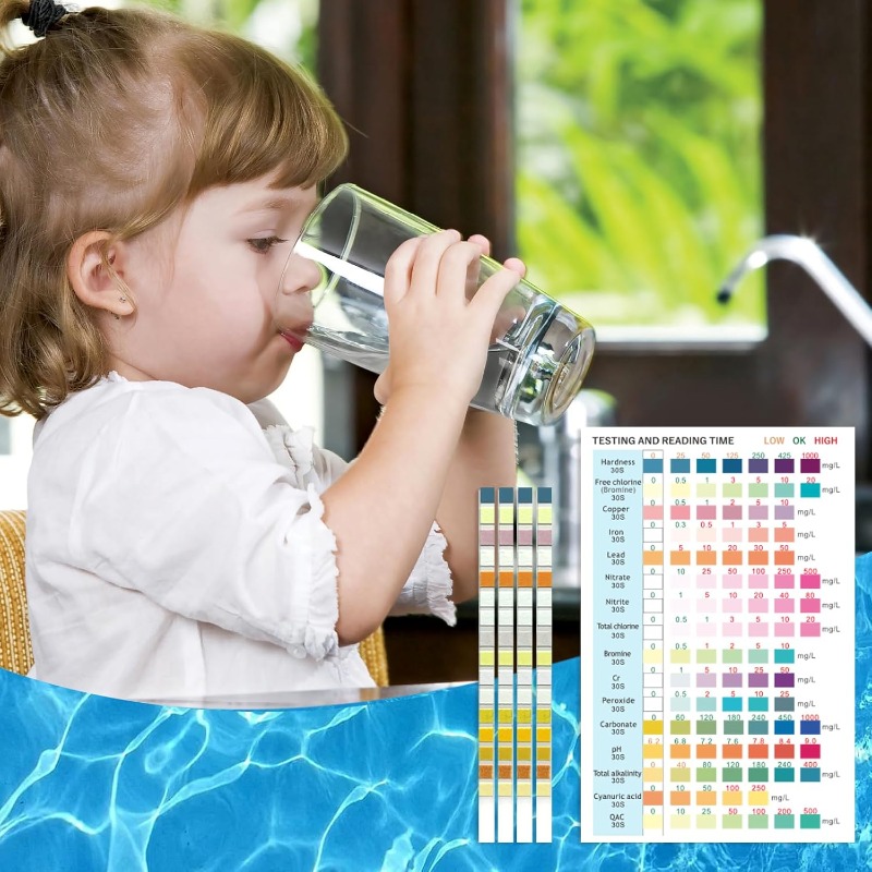 Aquarium Test Strips Freshwate - Marine Aquarium Water Test Kit ulasan dan harga