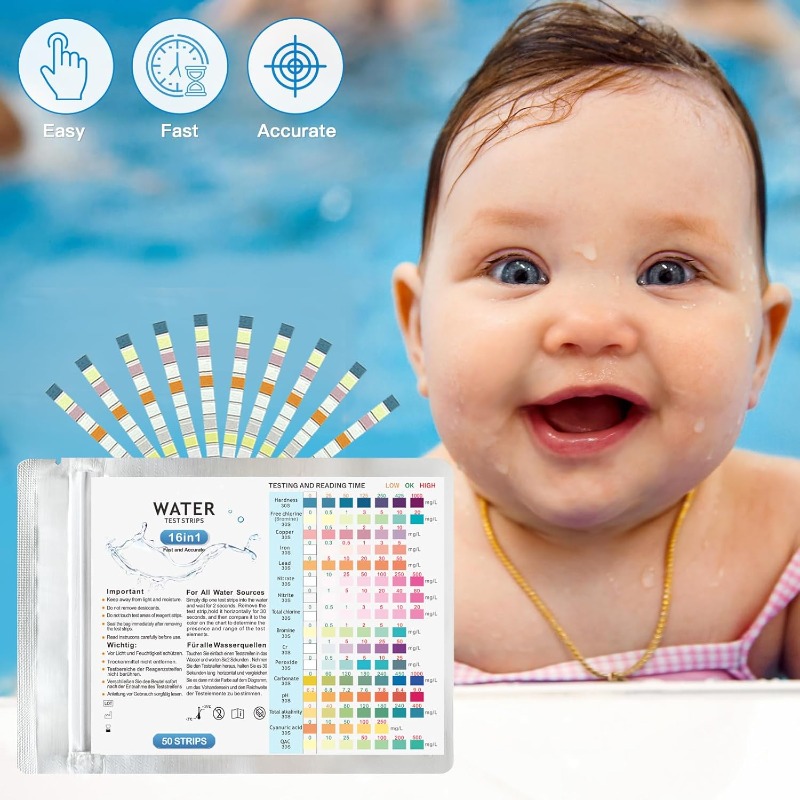 Aquarium Test Strips Freshwate - Marine Aquarium Water Test Kit ulasan dan harga