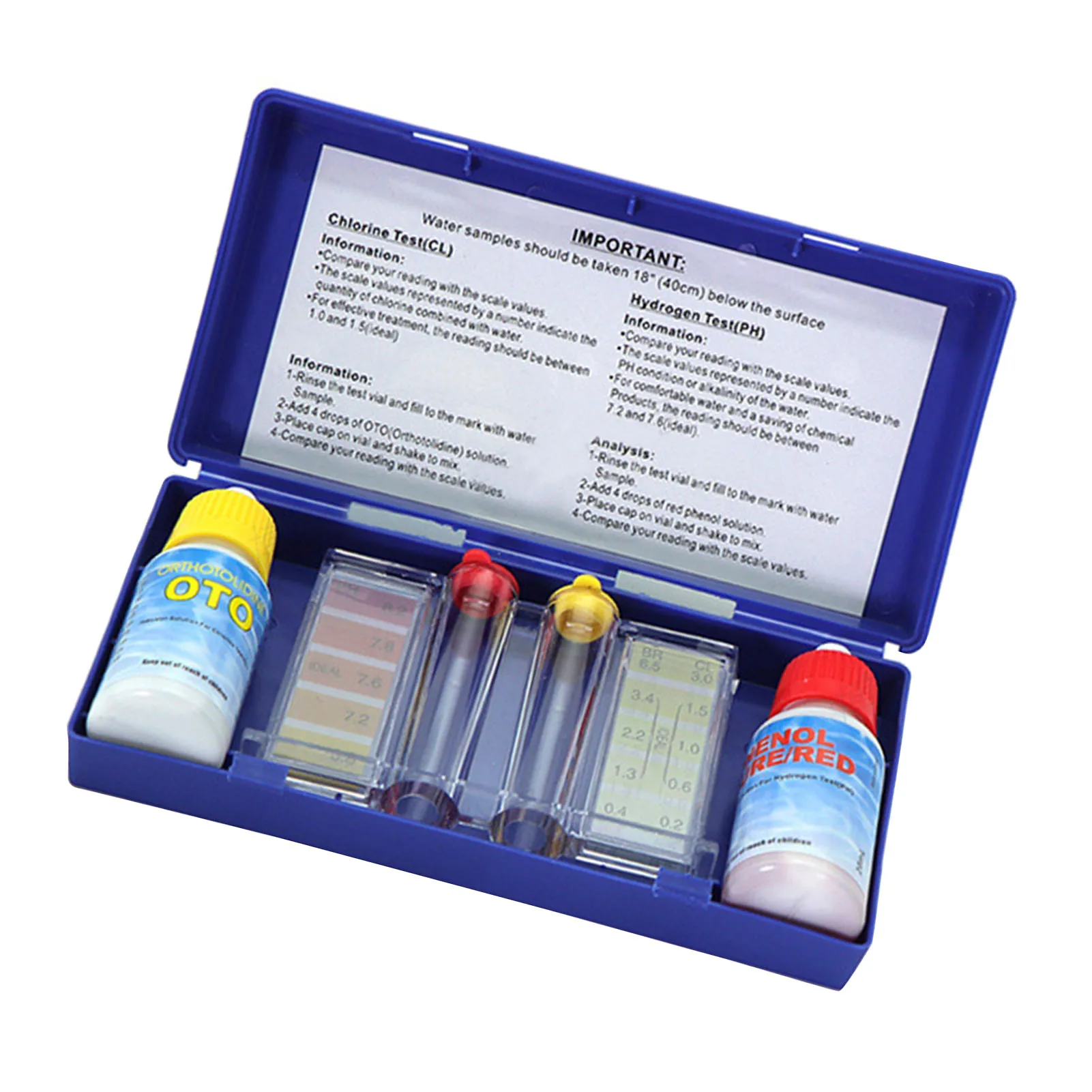 Testing Pipe Water Quality Tes - Marine Aquarium Water Test Kit ulasan dan harga