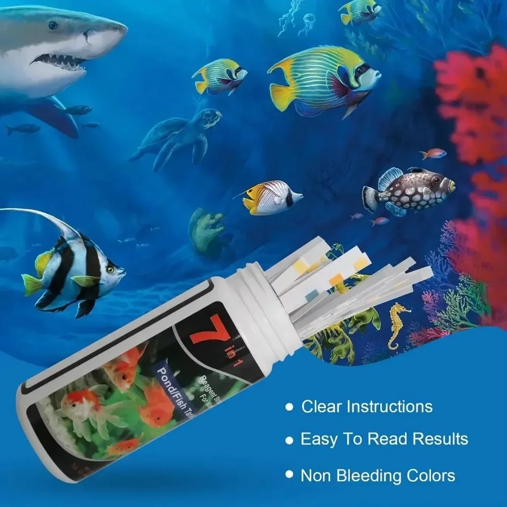 Aquarium Test Strip  PH Qualit - Marine Aquarium Water Test Kit ulasan dan harga