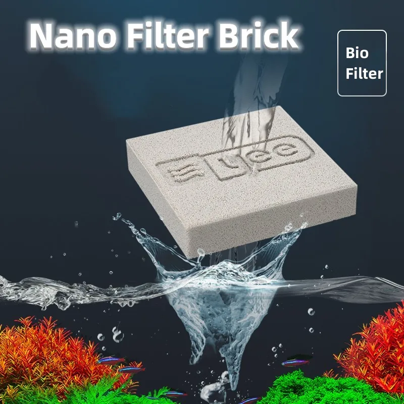 1/2pcs Fish Tank Nano Ceramic  - Marine Aquarium Aquascape ulasan dan harga