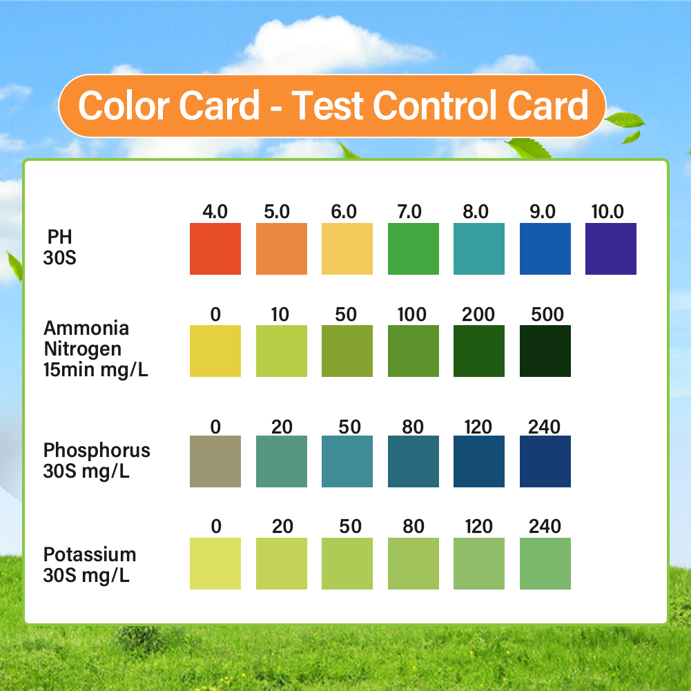 Upgraded 4 in 1 Soil Test Kit  - Marine Aquarium Water Test Kit ulasan dan harga