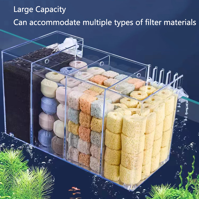 Fish Tank External Filter Box  - Marine Aquarium Overflow Box ulasan dan harga